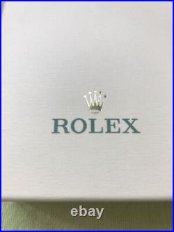 Authentic Rolex Green leather case.travel pouch. New in Box. Great For Gifts