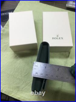 Authentic Rolex Green leather case.travel pouch. New in Box. Great For Gifts