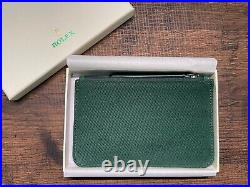 Authentic Rolex Watch Travel Pouch Case Green