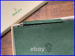 Authentic Rolex Watch Travel Pouch Case Green