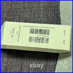 Authentic Rolex taupe gray leather case.travel pouch. Seal in Box? 2025 New Style