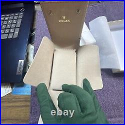 Authentic Rolex taupe gray leather case.travel pouch. Seal in Box? 2025 New Style