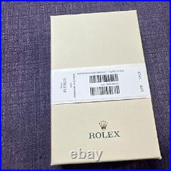 Authentic Rolex taupe gray leather case.travel pouch. Seal in Box? 2025 New Style