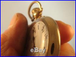 Ball Hamilton 999 Ni Pocket Watch 16s 21 Jewels Of B Case Runs