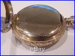 Beautiful 1894 Multicolor Gold Hunting Case Illinois Pocket Watch! 5 Colors Gold