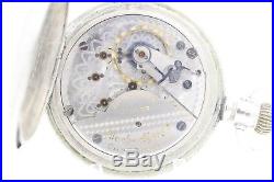 BIG 1908 Hampden Dueber Grand RAILROAD Grade Pocket Watch Hunter Case 18s