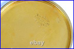 BULOVA Pocket Watch Bulova 17AE Gold Filled 21 Jewels Watch Monogramed Case NICE