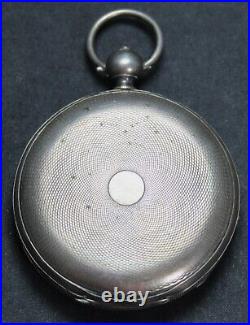 B Laval's St Imier Pocket Watch with Sterling Silver Hunter Case Parts/Repair