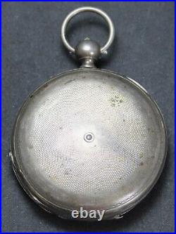 B Laval's St Imier Pocket Watch with Sterling Silver Hunter Case Parts/Repair