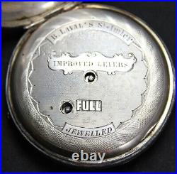 B Laval's St Imier Pocket Watch with Sterling Silver Hunter Case Parts/Repair