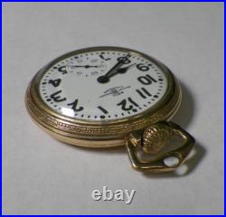 Ball Hamilton 999B 16s 21j Keystone 10k Gold Filled Case Railroad Pocket Watch