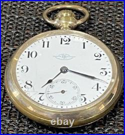 Ball Official RR Standard Pocket Watch Gr 999H 18s 17j Mod 1 20 Yr GF Case Runs