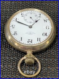 Ball Official RR Standard Pocket Watch Gr 999H 18s 17j Mod 1 20 Yr GF Case Runs