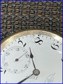 Ball Official RR Standard Pocket Watch Gr 999H 18s 17j Mod 1 20 Yr GF Case Runs