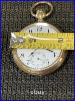 Ball Official RR Standard Pocket Watch Gr 999H 18s 17j Mod 1 20 Yr GF Case Runs