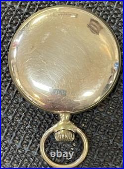 Ball Official RR Standard Pocket Watch Gr 999H 18s 17j Mod 1 20 Yr GF Case Runs