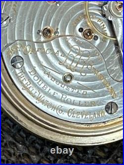 Ball Official RR Standard Pocket Watch Gr 999H 18s 17j Mod 1 20 Yr GF Case Runs