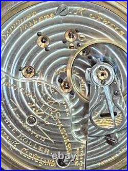Ball Official RR Standard Pocket Watch Gr 999H 18s 17j Mod 1 20 Yr GF Case Runs