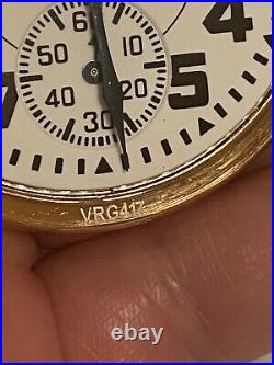 Beautiful 16 Size Pocket Watch Elgin B. W. Raymond 23 Jewels Salesman Sample Case