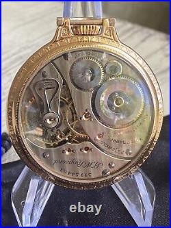 Beautiful 16 Size Pocket Watch Elgin B. W. Raymond 23 Jewels Salesman Sample Case