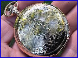 Beautiful 16s 17 Jewel Hamilton 975 Gold filled Hunter Case Pocket Watch
