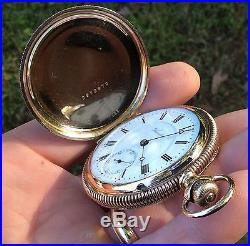 Beautiful 16s 17 Jewel Hamilton 975 Gold filled Hunter Case Pocket Watch