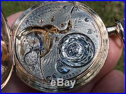 Beautiful 16s 21 Jewel Illinois Getty Model 175 G/F Hunter Case Pocket Watch