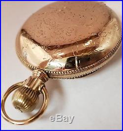 Beautiful 18s Gold Filled Hunter Pocket Watch Case