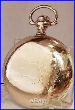 Beautiful 18s Gold Filled Pocket Watch Case