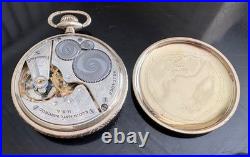 Beautiful 1926 Elgin 16s Grade 291 Pocket Watch-Gold Filled Case-Running