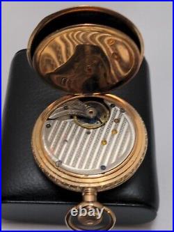 Beautiful New York Standard Watch Co. Pocket Watch 20yr Gold Filled Case READ