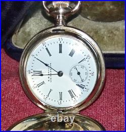 Beautiful S B Bailey Pocketwatch with Original Velvet Box