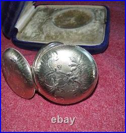 Beautiful S B Bailey Pocketwatch with Original Velvet Box