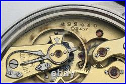 Big Swiss Mechanical Military Marriage Wristwatch Schaffhausen Steel Case Pilots