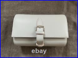 Blancpain Watch Travel Case / Pouch Gray Leather with Box Ring / earring