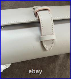 Blancpain Watch Travel Case / Pouch Gray Leather with Box Ring / earring