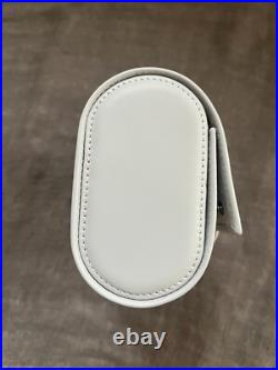 Blancpain Watch Travel Case / Pouch Gray Leather with Box Ring / earring