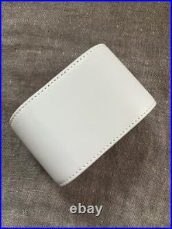 Blancpain Watch Travel Case / Pouch Gray Leather with Box Ring / earring