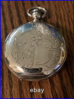 Boston Watch Co, 18S, 15j, 1882 C, 3.0 Oz. Hunter Coin Case, Running, Stunning