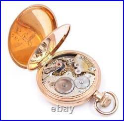 Boy Scouts Admiral Pocket Watch 16s Hunting Case running needs service c1930