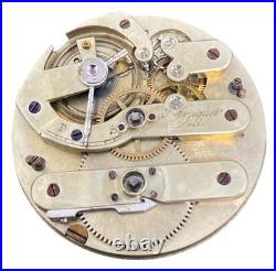 Breguet Locle Pocket Watch Movement 36 Mm Keywind KWKS Ticking F8488