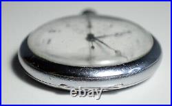 Broken Chronometer Running Pocket Watch Harman HXF 44mm Case 17j Vintage