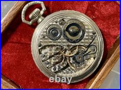 Burlington Pocket Watch -16s 19 Jewels Working in Presentation case