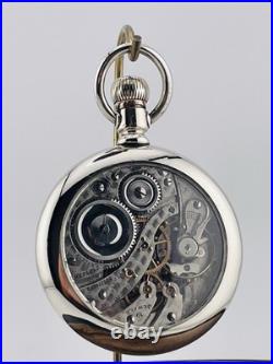 Burlington Special 16s 19J Pocket Watch in a Display Back Swing Out Case