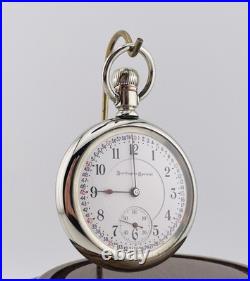 Burlington Special 16s 19J Pocket Watch in a Display Back Swing Out Case