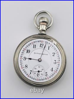 Burlington Special 16s 19J Pocket Watch in a Display Back Swing Out Case
