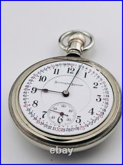 Burlington Special 16s 19J Pocket Watch in a Display Back Swing Out Case
