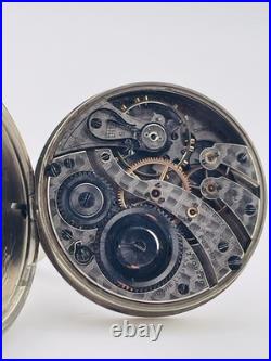 Burlington Special 16s 19J Pocket Watch in a Display Back Swing Out Case