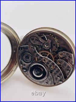 Burlington Special 16s 19J Pocket Watch in a Display Back Swing Out Case