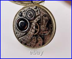 Burlington Special 16s 19J Pocket Watch in a Display Back Swing Out Case